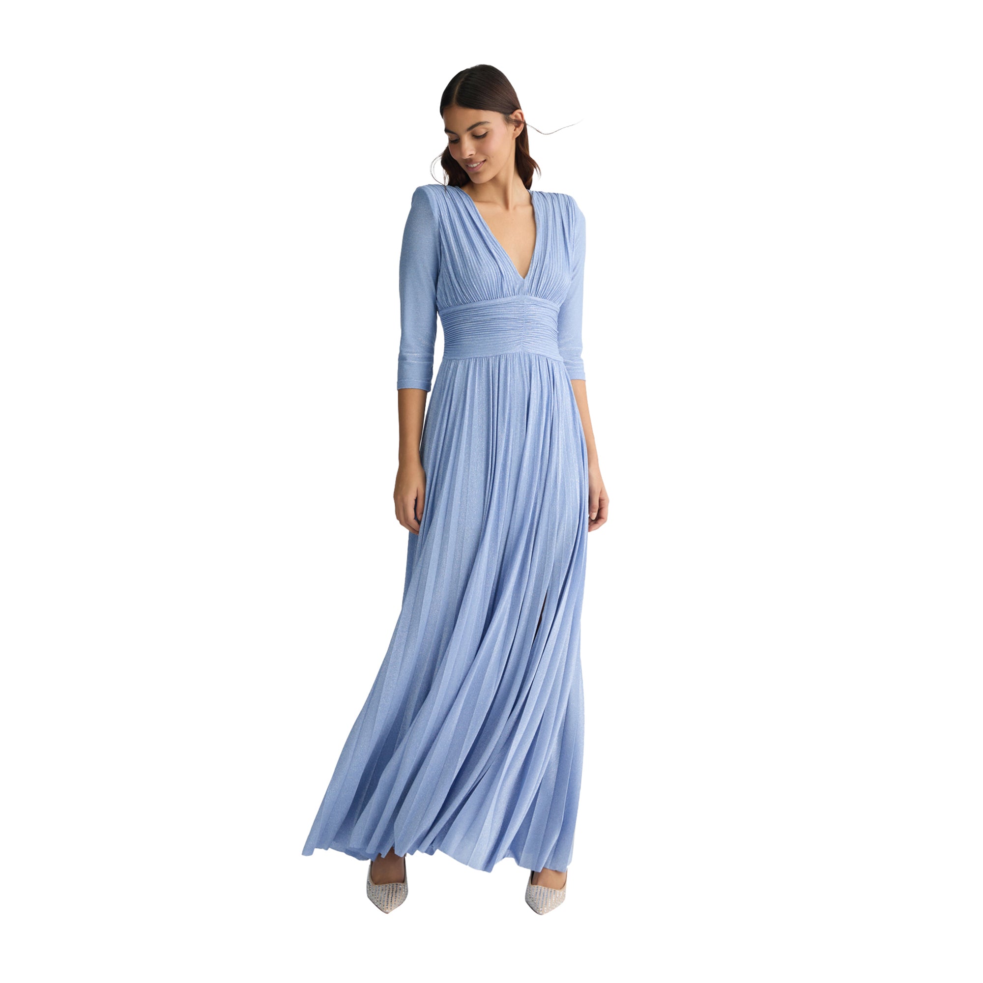 Women's Long Pleated Dress Light Blue - Liu Jo | Martini 900