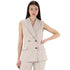Gilet da Donna con collo con revers e spalle imbottite