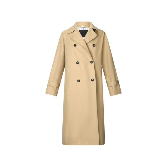 Trench Donna doppiopetto con cintura Beige