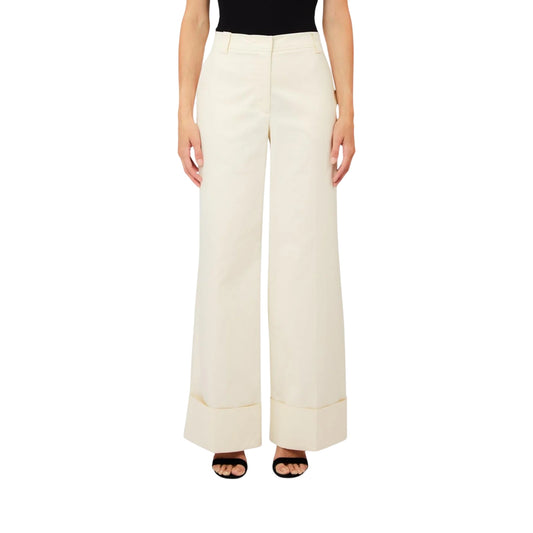 Pantalone Donna con risvolto al fondo