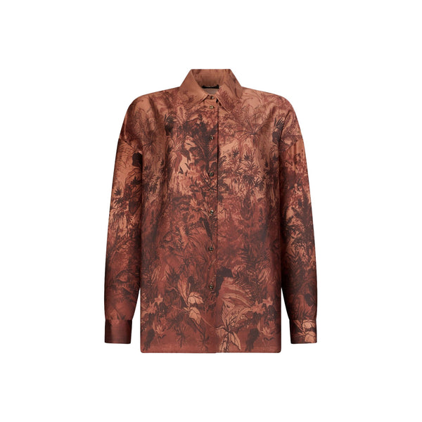Camicia Donna in twill stampato sfumato