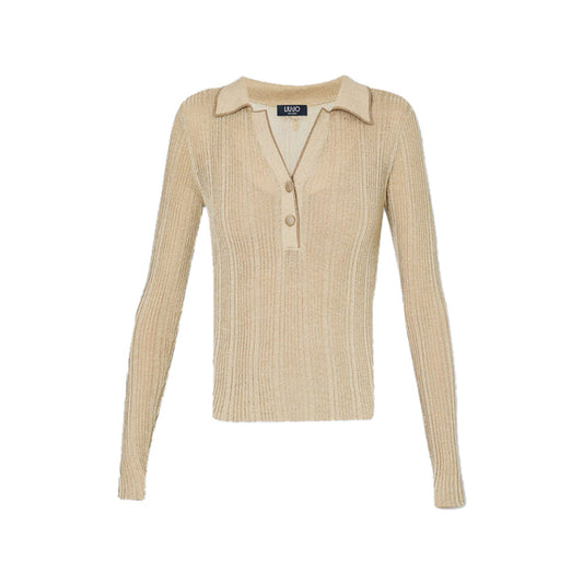 Maglione Donna con trama metallizzata