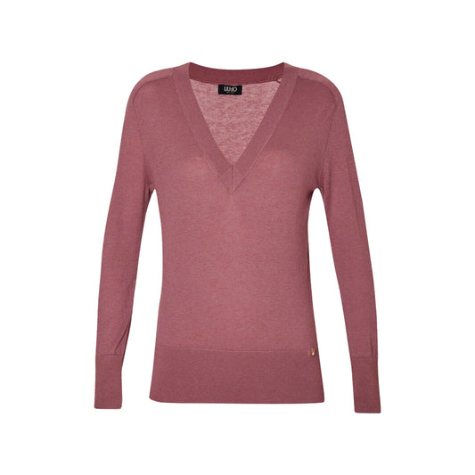 Maglia Donna in cotone e cashmere Rosa