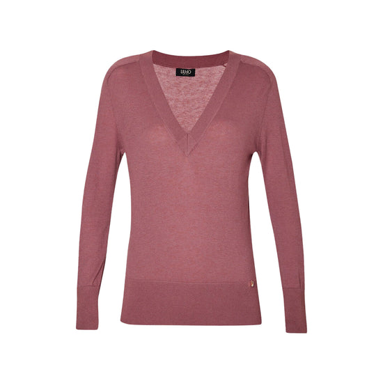 Maglia Donna in cotone e cashmere Rosa