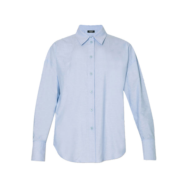 Women's Oxford Cotton Shirt Light Blue Liu Jo Martini 900