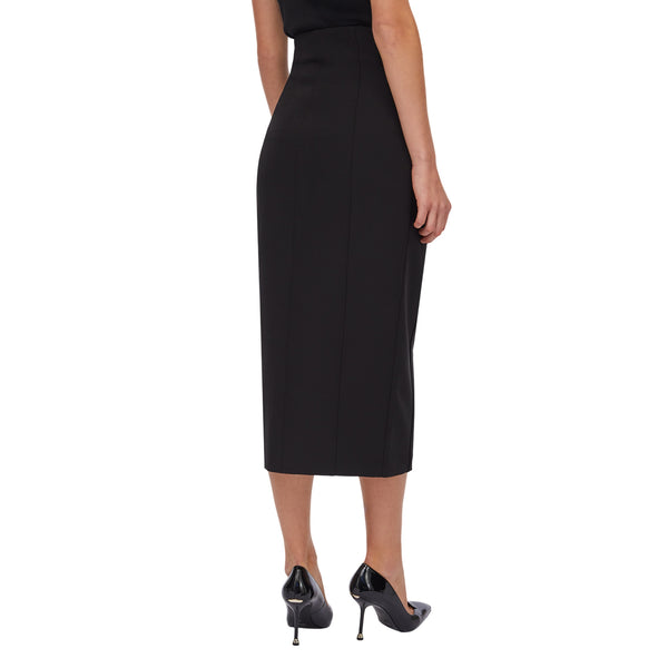 Gonna lunga Donna con zip davanti modella retro