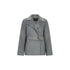 Cappotto Donna in lana con cintura Grigio