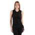 Top Donna in maglia lurex nero