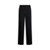 Pantaloni Donna a palazzo in envers satin nero