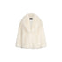 Cappotto Donna in pelliccia sintetica bianco