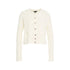 Cardigan Donna in lana a trecce Bianco