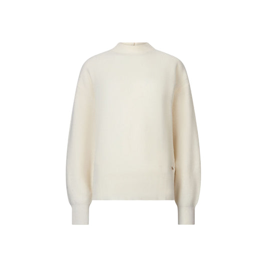 Maglia Donna in lana e cashmere con cut-out Bianco