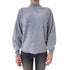 Maglia Donna in lana e cashmere con cut-out grigio