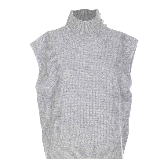 Maglia Donna con maniche ad aletta Grigio
