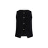 Gilet Donna con bottoni frontali Nero