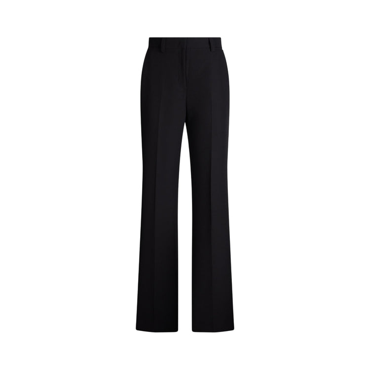 Pantalone Donna con tasche a filetto e logo metallico