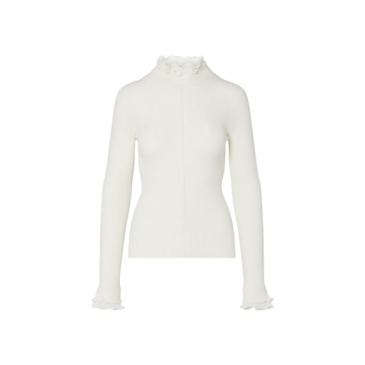 Maglia Donna con rouches Bianco