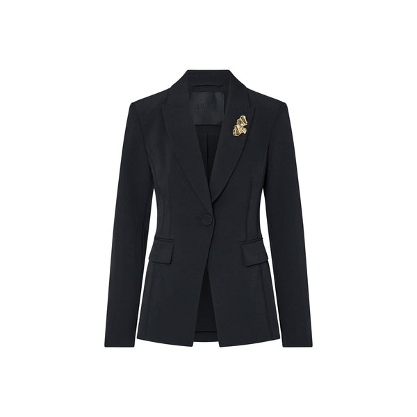 Giacca Donna con zip sui polsi Nero