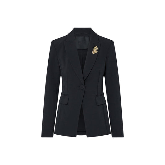 Giacca Donna con zip sui polsi Nero