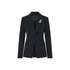 Giacca Donna con zip sui polsi Nero