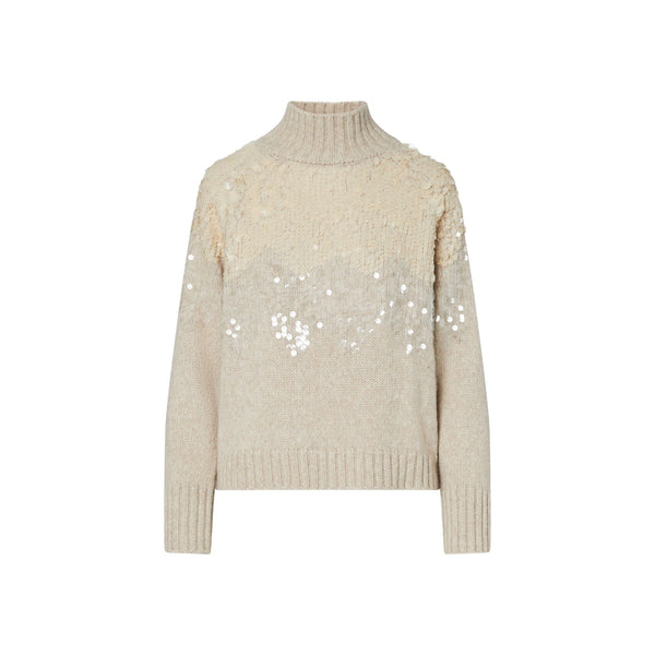 Maglia Donna in lana con paillettes