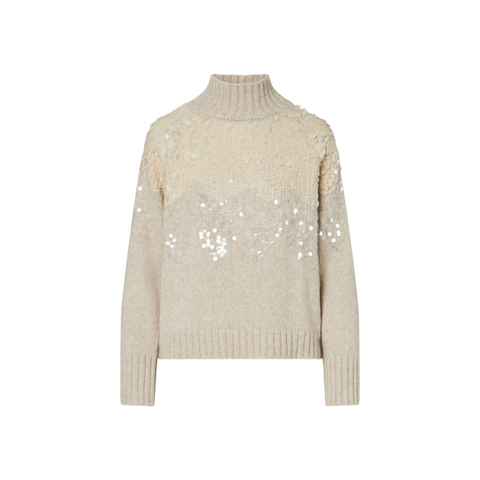 Maglia Donna in lana con paillettes