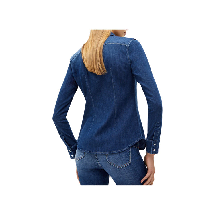 Chemise en jean femme coupe classique