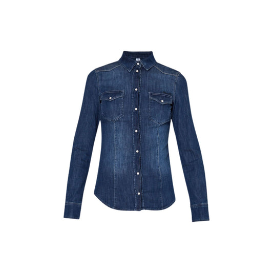 Women's shirt with used wash