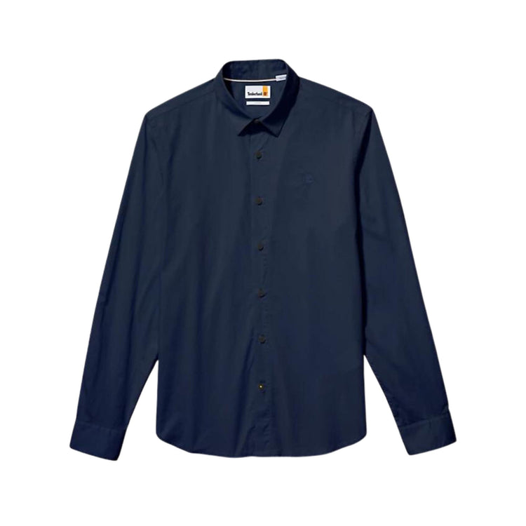 Men's shirt in solid color cotton