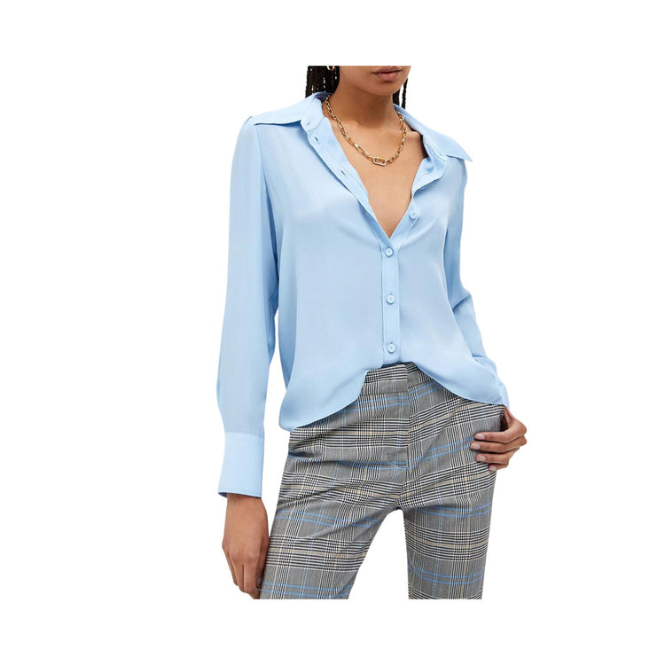 Camicia Donna tinta unita con collo classico