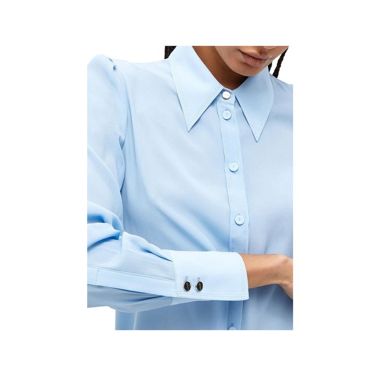 Camicia Donna tinta unita con collo classico