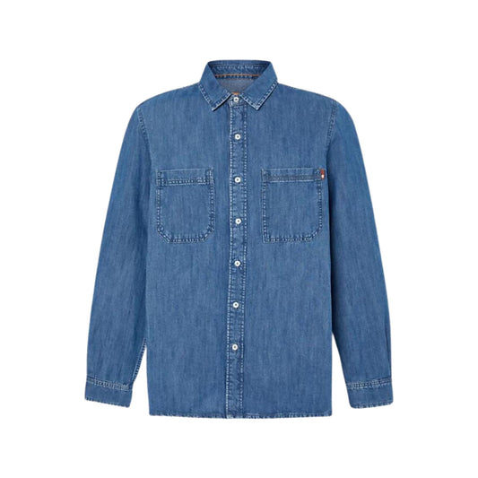 Camicia Uomo in misto cotone e canapa