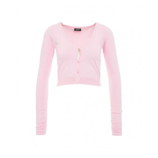 Cardigan court femme avec boutons