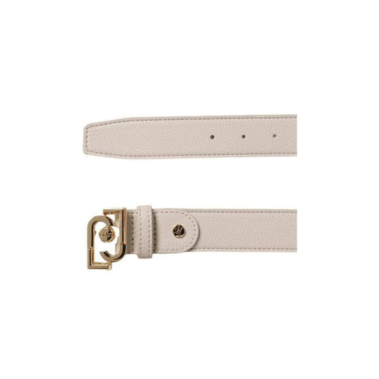 Ceinture femme avec boucle en métal logotée