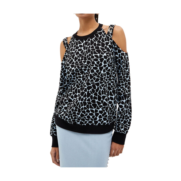 Felpa Donna con oblò sulle spalle