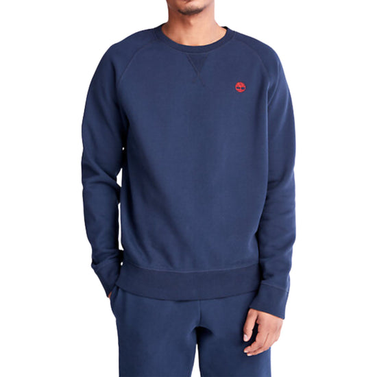 Foto frontale modello Felpa Uomo TIMBERLAND girocollo Blu
