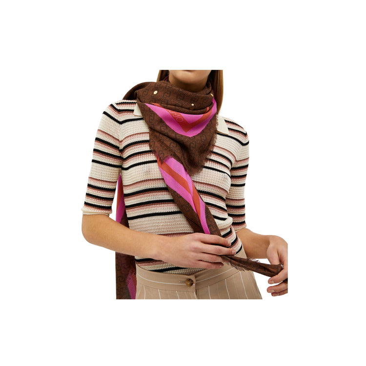 Foulard Donna con motivo logo all over