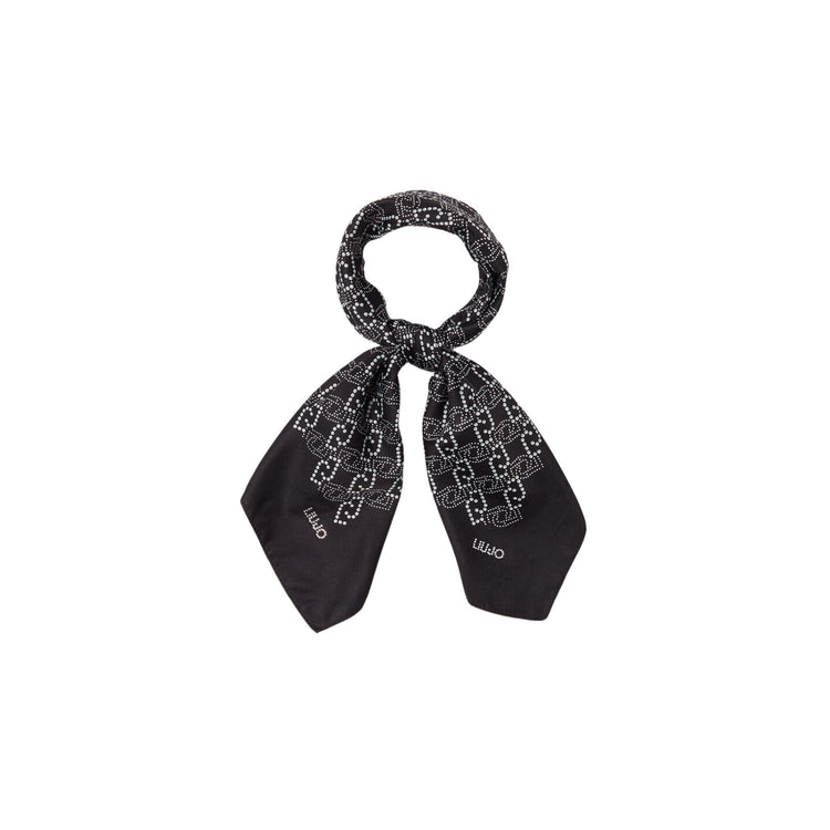 Écharpe femme avec motif logo