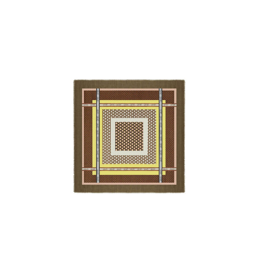 Foulard femme à motif géométrique