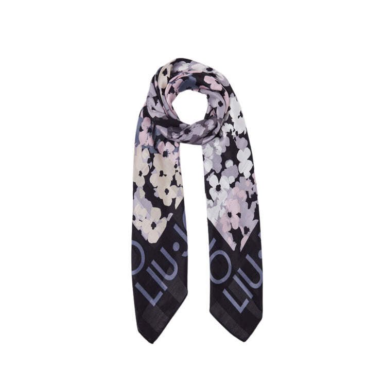 Écharpe femme à imprimé fleuri