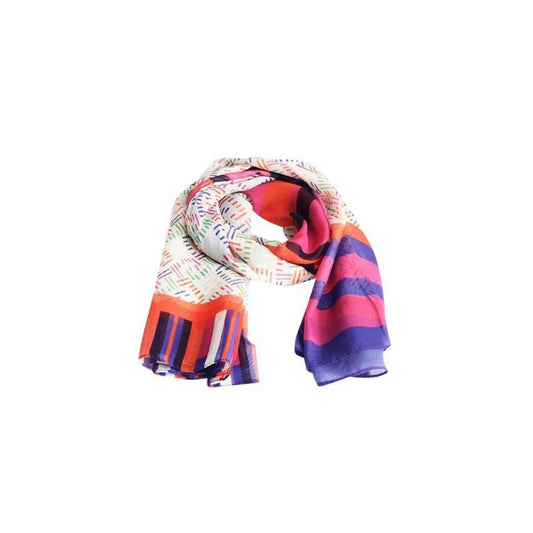 Foulard in tessuto con stampa