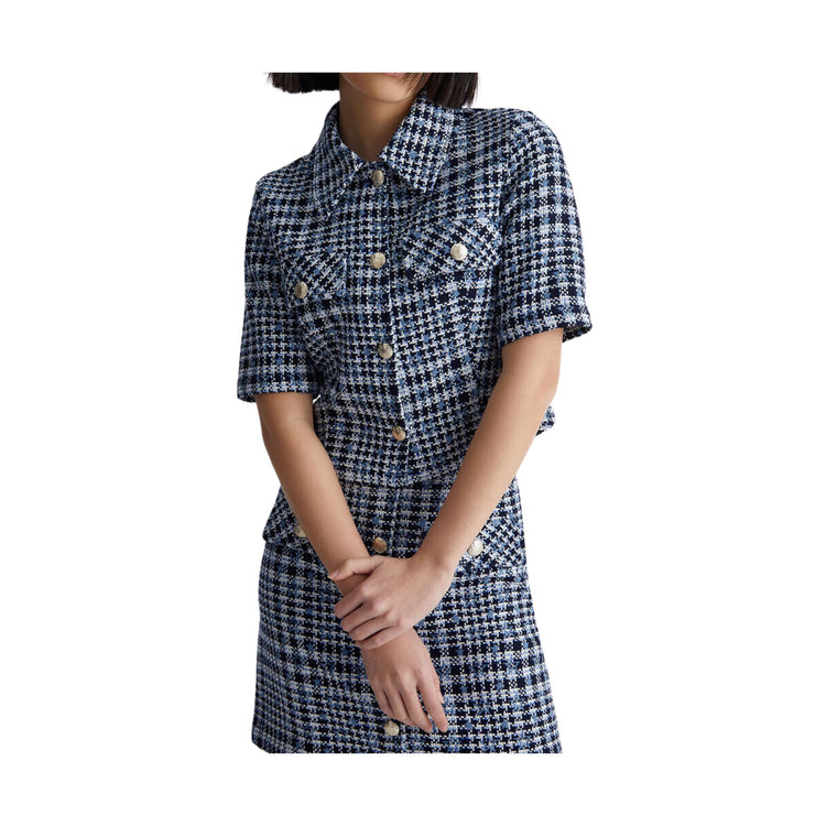 Giacca Donna cropped a maniche corte