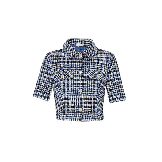 Giacca Donna cropped a maniche corte