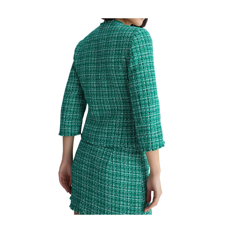 Giacca Donna in bouclé dettaglio catena