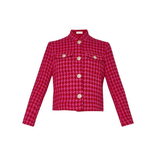 Giacca Donna con motivo pied de poule