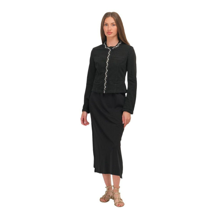 Giacca Donna con strass sulla chiusura