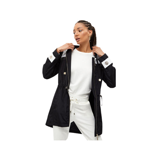 Veste femme avec clous appliqués