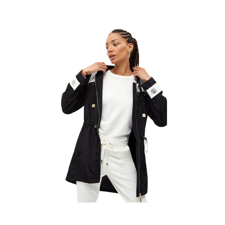 Veste femme avec clous appliqués