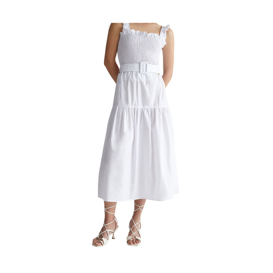 Jupe midi femme avec ceinture