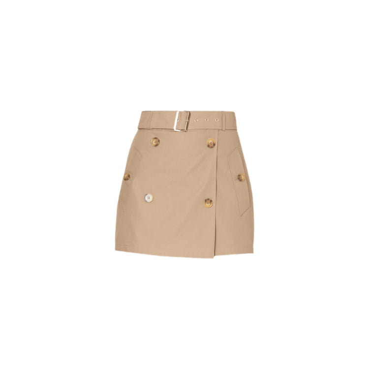 Women's skirt with double-breasted buttons